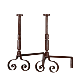 Maison Leon Van den Bogaert Reclaimed Pair Of Fire Dogs