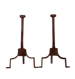 Maison Leon Van den Bogaert Vintage Paar Vuurbokken