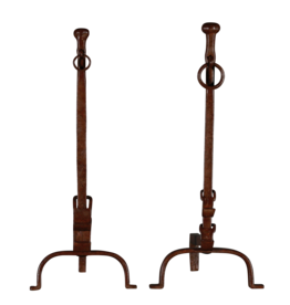 Ancienne Paire De Chenêts