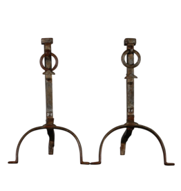 Ancienne Paire De Chenêts