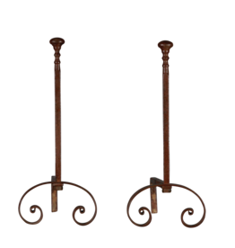 Ancienne Paire De Chenêts