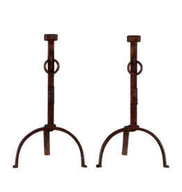 Ancienne Paire De Chenêts