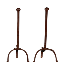Ancienne Paire De Chenêts