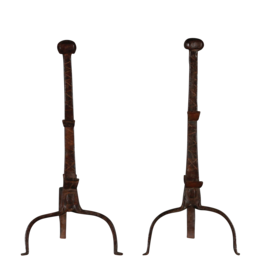 Ancienne Paire De Chenêts