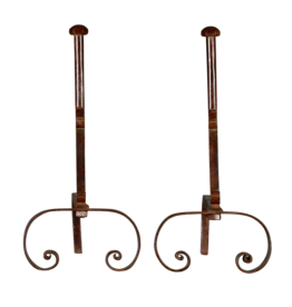 Ancienne Paire De Chenêts