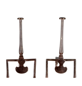 Ancienne Paire De Chenêts