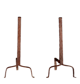 Maison Leon Van den Bogaert Vintage Pair Of Fire Dogs