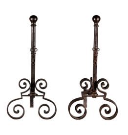 Ancienne Paire De Chenêts
