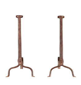 Ancienne Paire De Chenêts