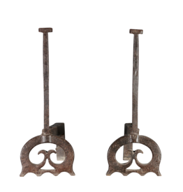 Ancienne Paire De Chenêts