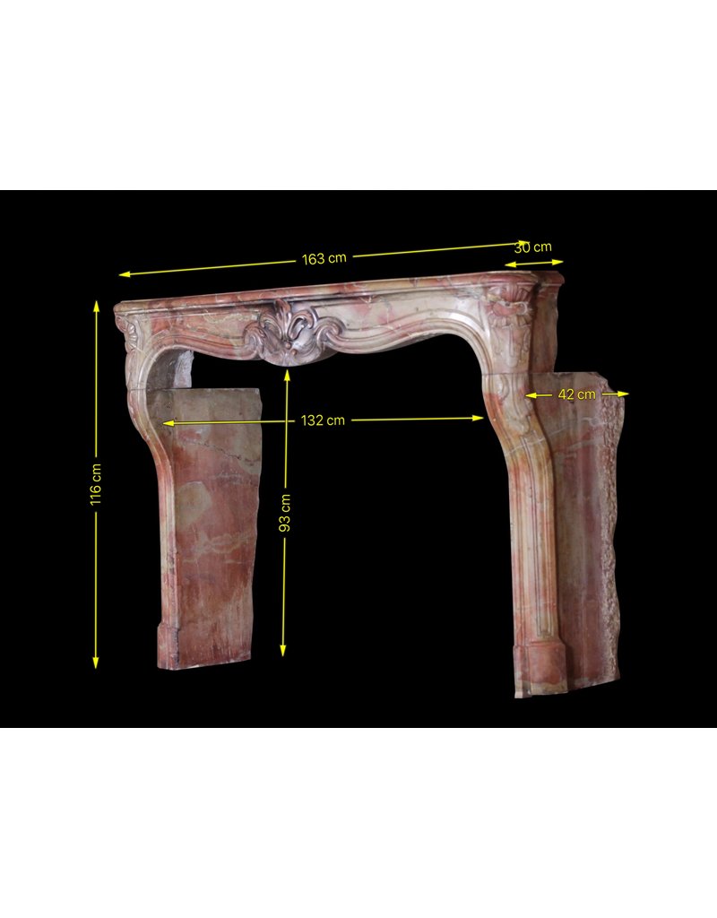 Maison Leon Van den Bogaert French Chic Marble Stone Fireplace Surround