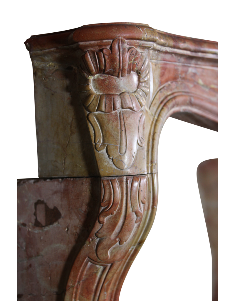 Maison Leon Van den Bogaert French Chic Marble Stone Fireplace Surround