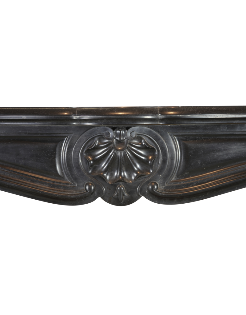 Classic Belgian Black Marble Fireplace Surround