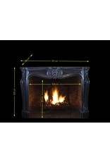 Classic Belgian Black Marble Fireplace Surround