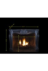 Classic Belgian Black Marble Fireplace Surround