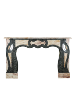 Maison Leon Van den Bogaert Art-déco-Kaminumrandung aus Marmor