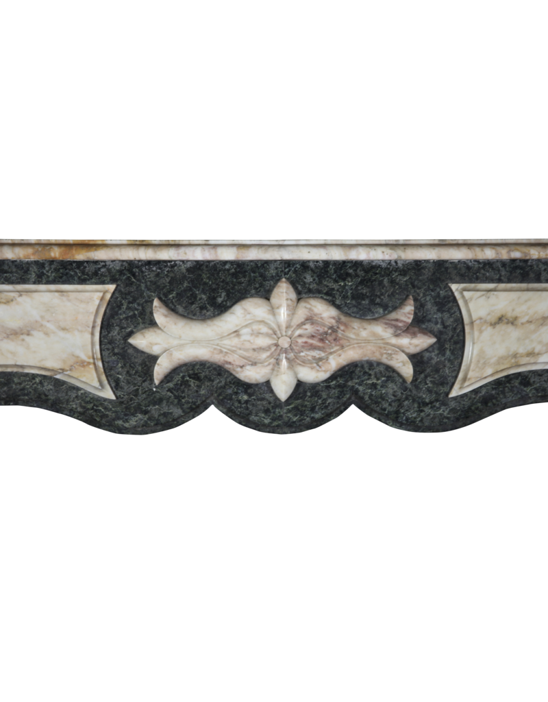 Maison Leon Van den Bogaert Art-déco-Kaminumrandung aus Marmor
