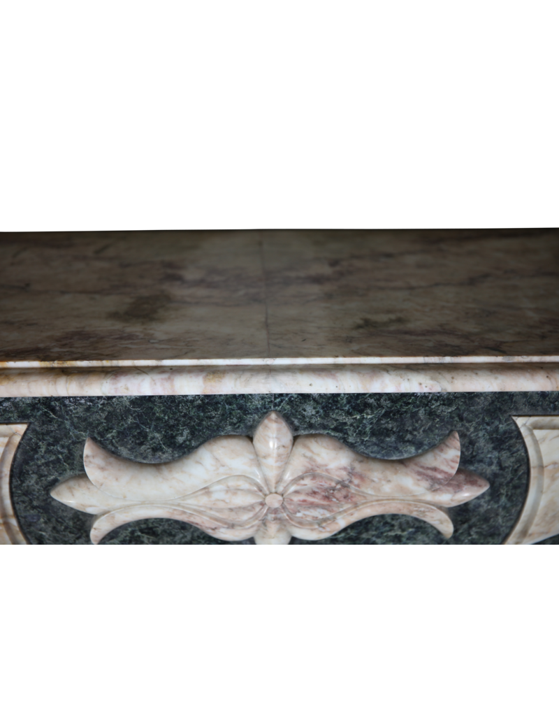 Maison Leon Van den Bogaert Art-déco-Kaminumrandung aus Marmor