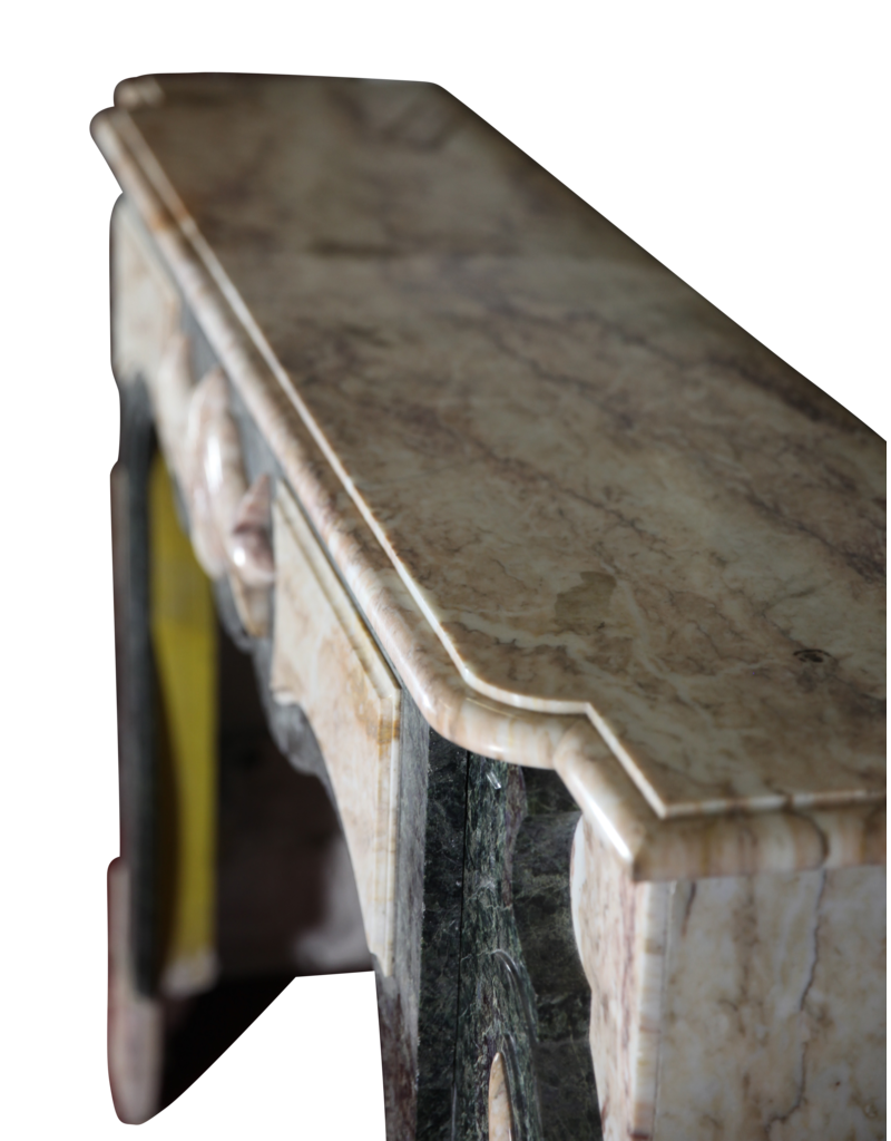 Maison Leon Van den Bogaert Art-déco-Kaminumrandung aus Marmor