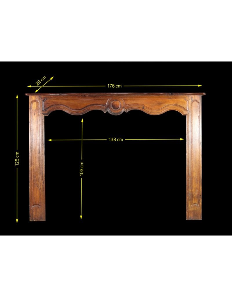 French Rustic Fireplace Surround In Oak