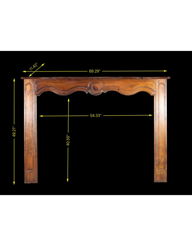 French Rustic Fireplace Surround In Oak