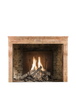 Fine Deep And Rich Color Vintage Fireplace Surround In Stone