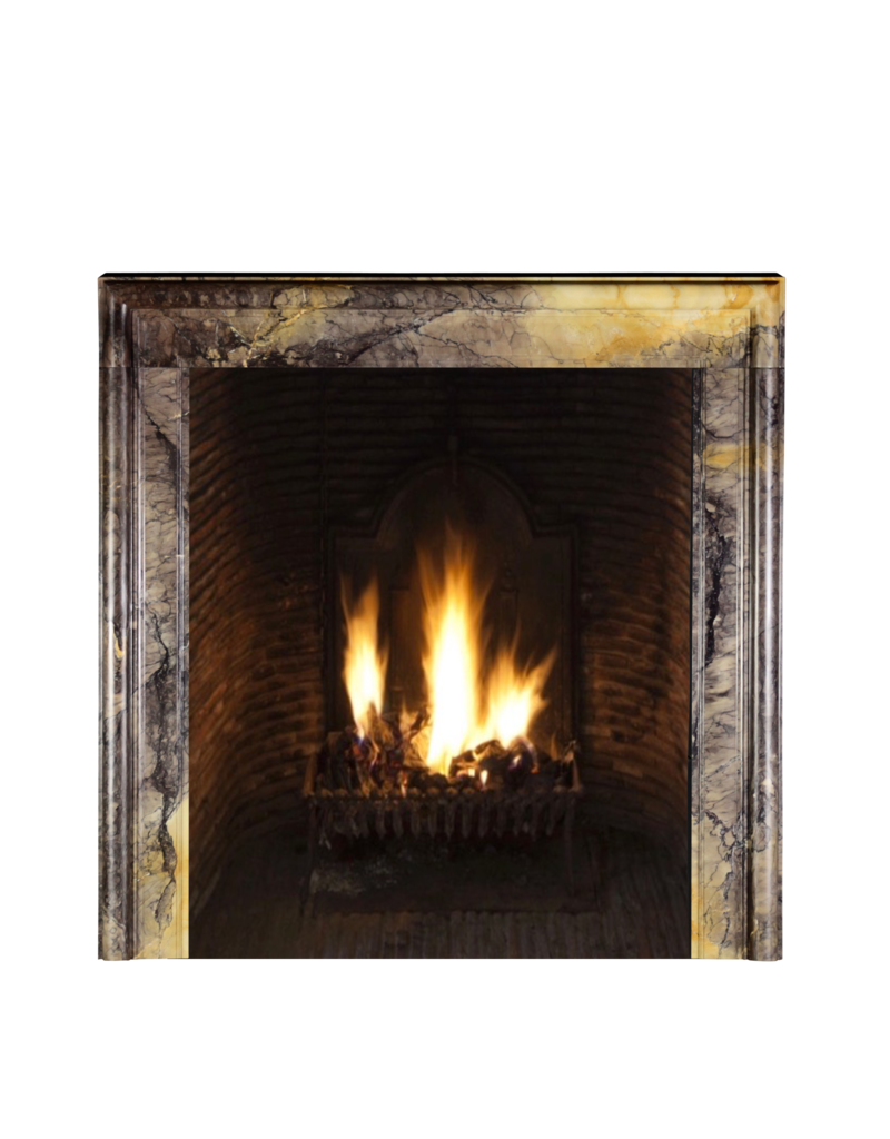 The Antique Fireplace Bank Reiche Farben Voll Marmor Bolection Des 20. Jahrhunderts Kaminmaske