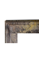 Rich Color Full Marble Bolection 20Th Century Fireplace Surround