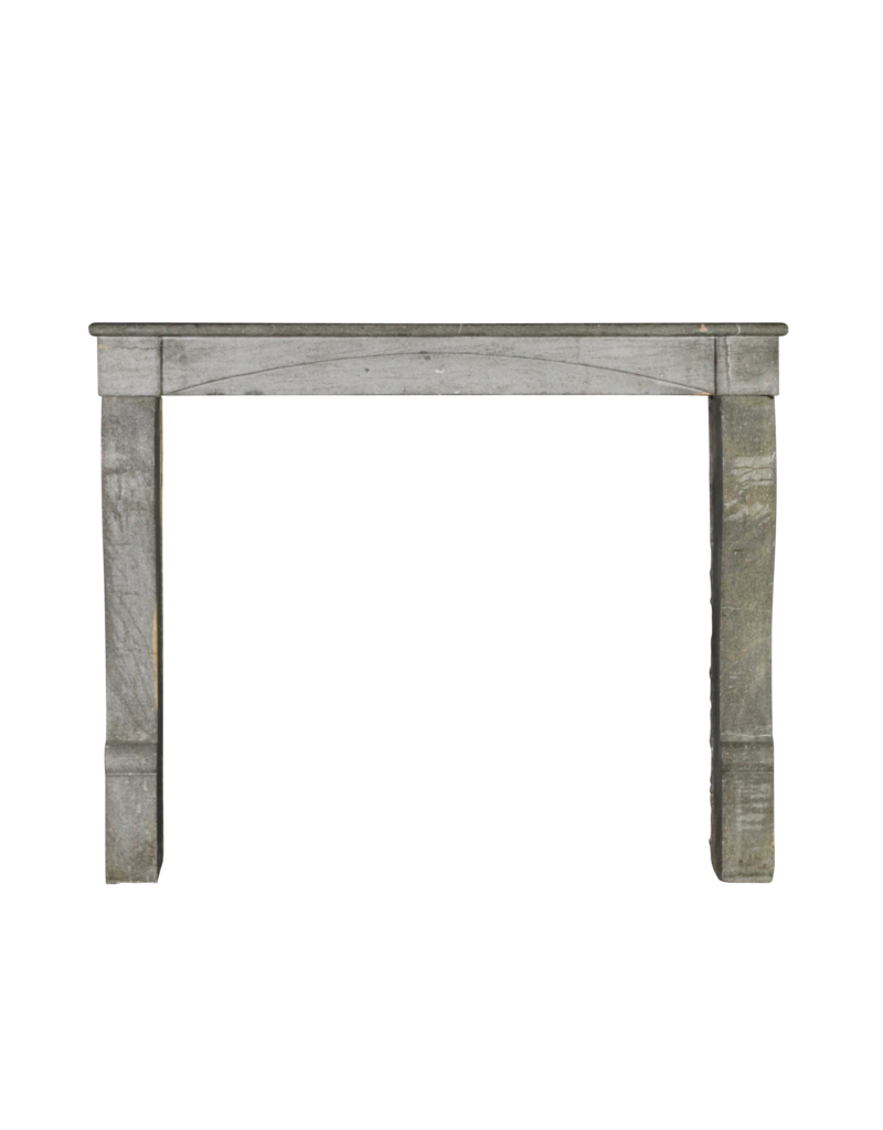 Maison Leon Van den Bogaert Timeless Chic French Bleu Stone Vintage Fireplace Surround
