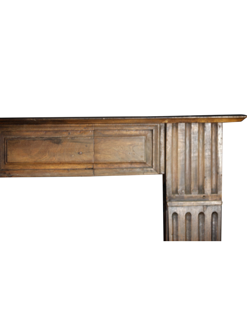 19Th Century Wooden Fireplace Surround From France