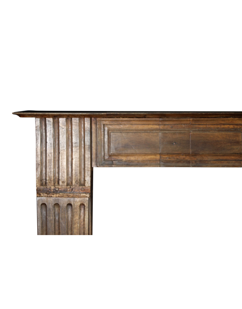 19Th Century Wooden Fireplace Surround From France