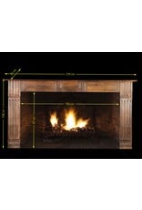 19Th Century Wooden Fireplace Surround From France