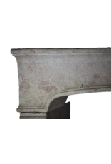 Elegant French Limestone Fireplace Surround