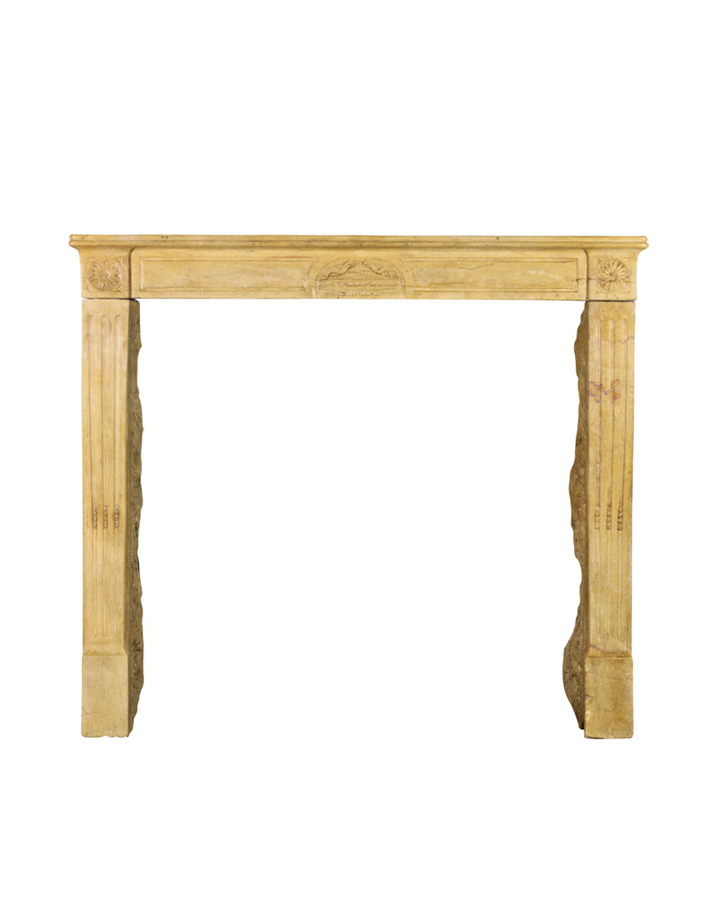 Delicate Louis XVI Style Vintage Fireplace Mantle