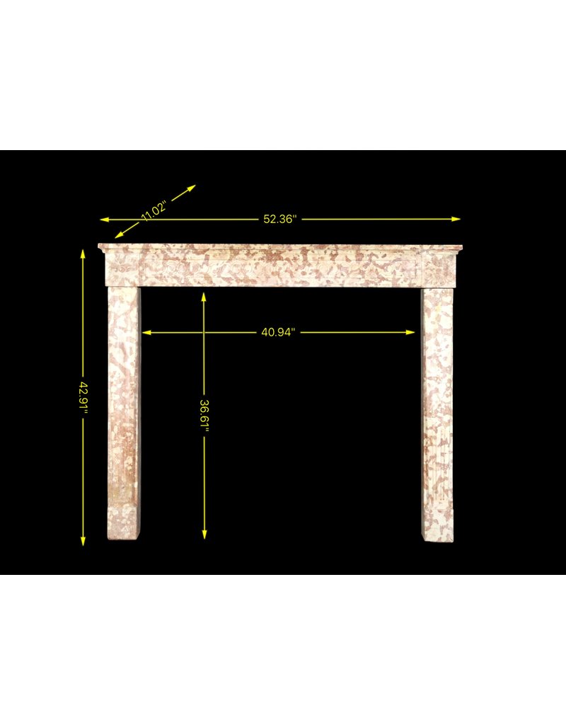 Classic Louis XVI French Marble Stone Fireplace Surround