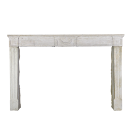 Maison Leon Van den Bogaert 18Th Century Fine French Fireplace In Hard Limestone