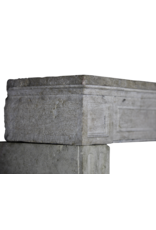 Maison Leon Van den Bogaert Classic French Fireplace In Hard Limestone