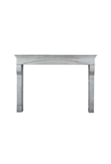 Maison Leon Van den Bogaert Timeless Chique Petite Bleu Stone Antique Fireplace Surround
