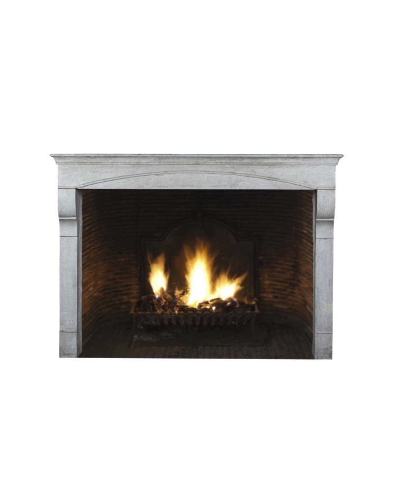 Timeless Chique Petite Bleu Stone Antique Fireplace Surround