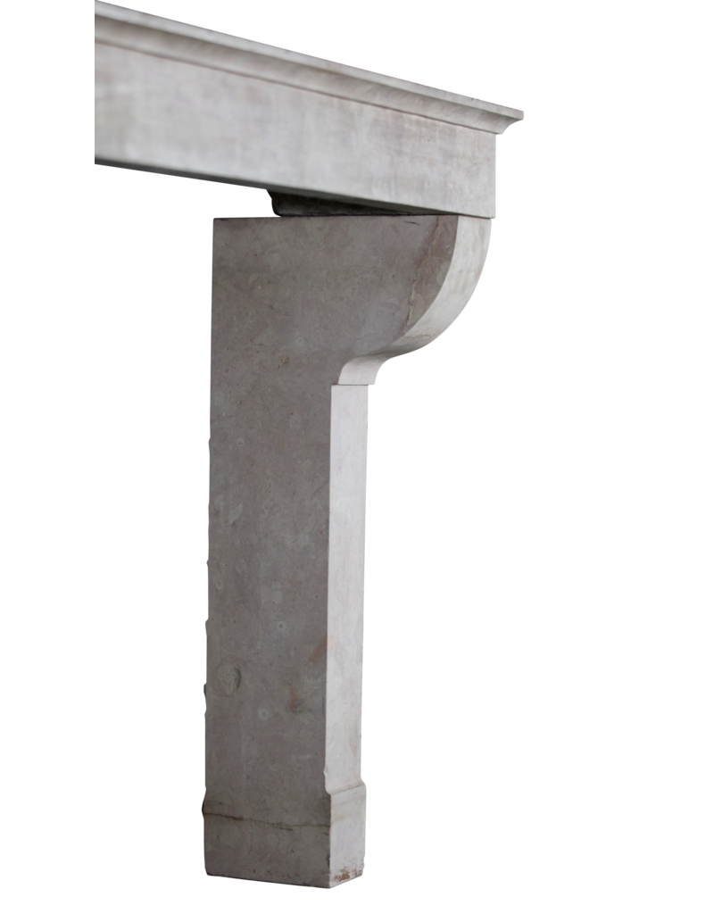 Maison Leon Van den Bogaert Fine French Rose Liseron Antique Fireplace Mantle