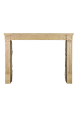 Classic French Hard Limestone Fireplace Surround For Cosy Timeless Interior Styling