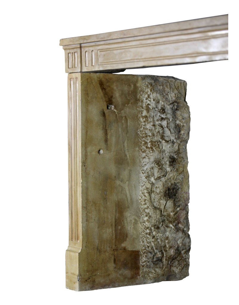 Classic French Hard Limestone Fireplace Surround For Cosy Timeless Interior Styling