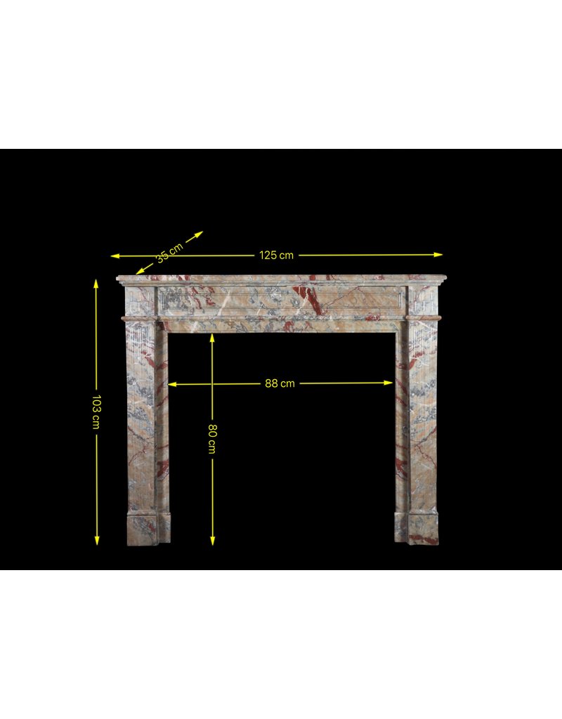 Kleines Französisch Marmor Kaminverkleidung