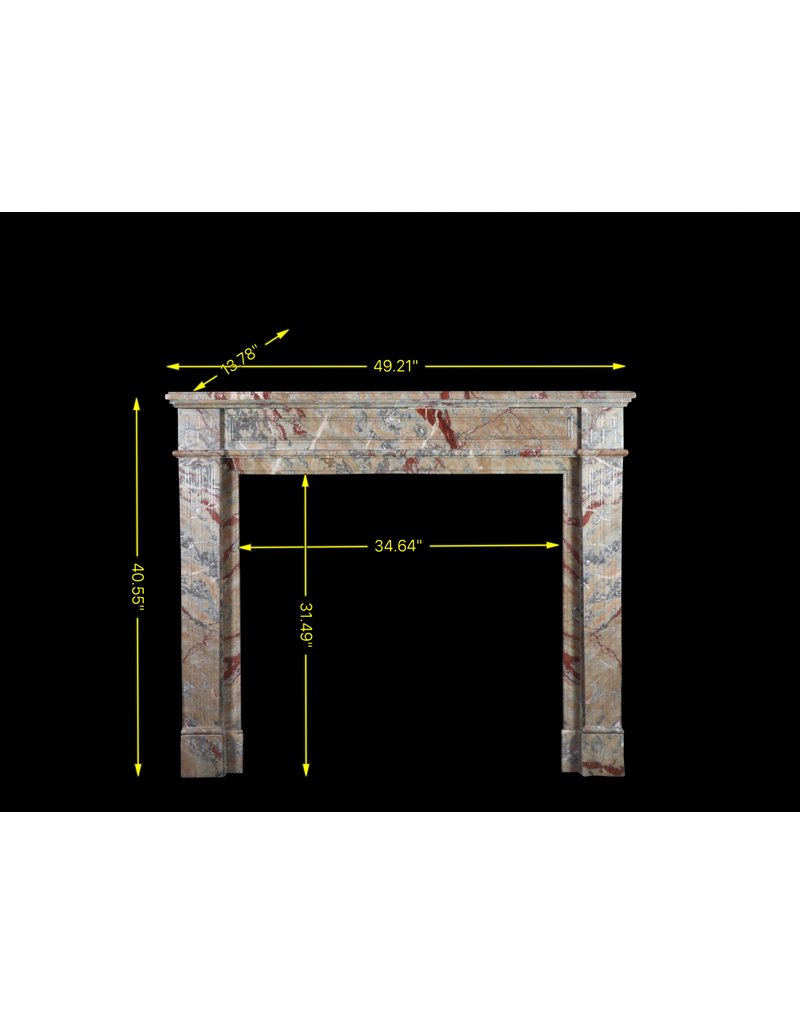 Small French Marble Fireplace Surround