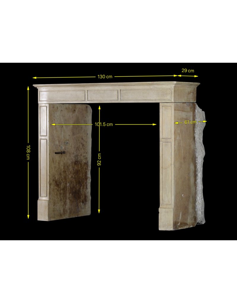 Maison Leon Van den Bogaert Unusual French Style Antique Fireplace Mantle