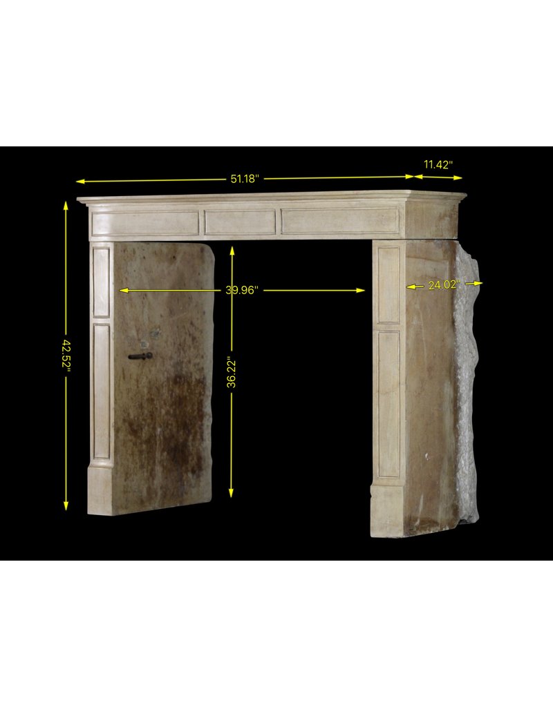 Maison Leon Van den Bogaert Unusual French Style Antique Fireplace Mantle