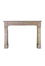 Classic French Antique Hard Stone Fireplace Surround