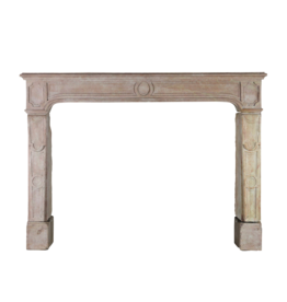 Fine Classic French Antique Stone Fireplace Surround