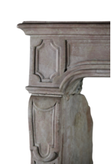 Classic French Antique Hard Stone Fireplace Surround