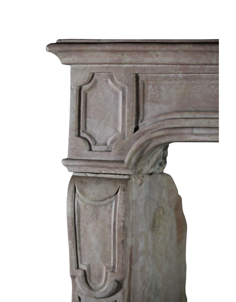 Classic French Antique Hard Stone Fireplace Surround